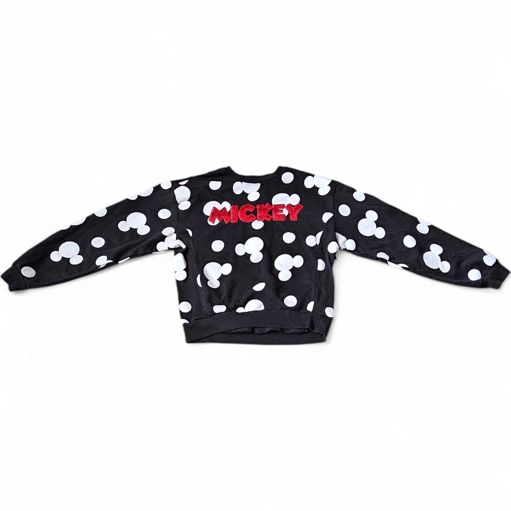 Disney Mickey Mouse Polka Dot Sweatshirt Size M (7–9) - Picture 2 of 7